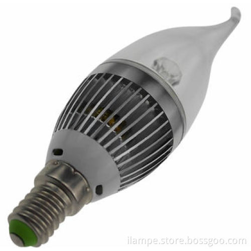 3W LED Candle Dimmable Lights with E14 Base Types, 85 to 265V AC Input Voltage